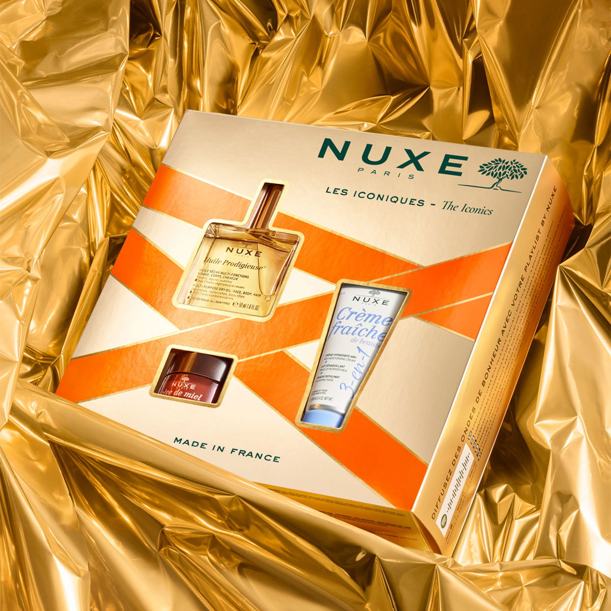 KIT NAVIDEÑO CON LOS PRODUCTOS ICÓNICOS NUXE